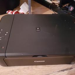 Canon wireless printer, hardly been used. U can down load a app to print straight from fone. No ink are disk. £25 ono COLLECTION only