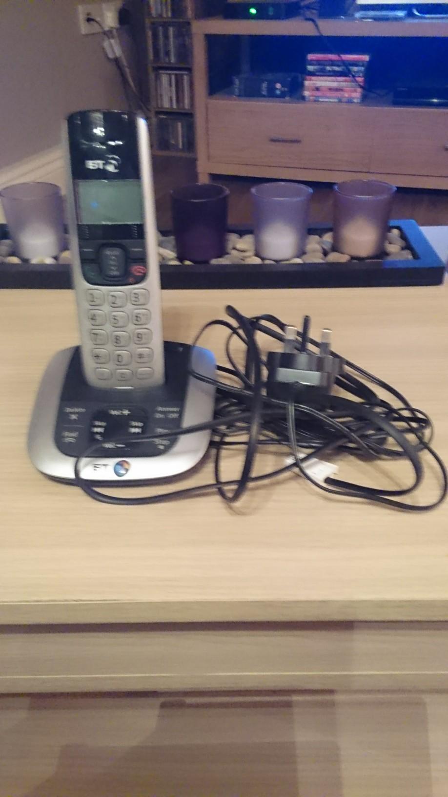 BT single housephone with answer machine in ME1 Rochester for £5.00 for