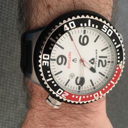 Rotary Swiss legend Neptune divers watch, its very big and heavy but very comfortable due to its curved back casing and its silicon strap, it has a screw down crown, pick up only.