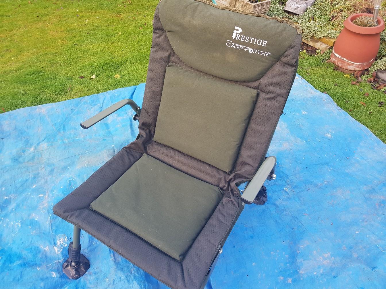 prestige carp porter fishing chair in SS2 Sea for 30.00 for sale