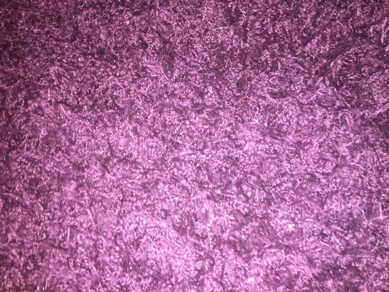 Large purple shaggy rug in NN15 Kettering for £10.00 for sale Shpock