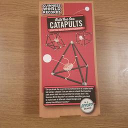 Perfect secret santa gift or stocking filler

Build your own catapults with this set. 

New. Never opened. Perfect condition.

Smoke free home.

Buyer must collect from Dartford