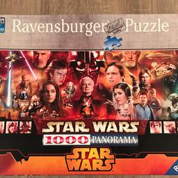 Star Wars 1000-Teile Puzzle in sehr gutem Zustand. Wurde nur 1x zusammengesetzt.