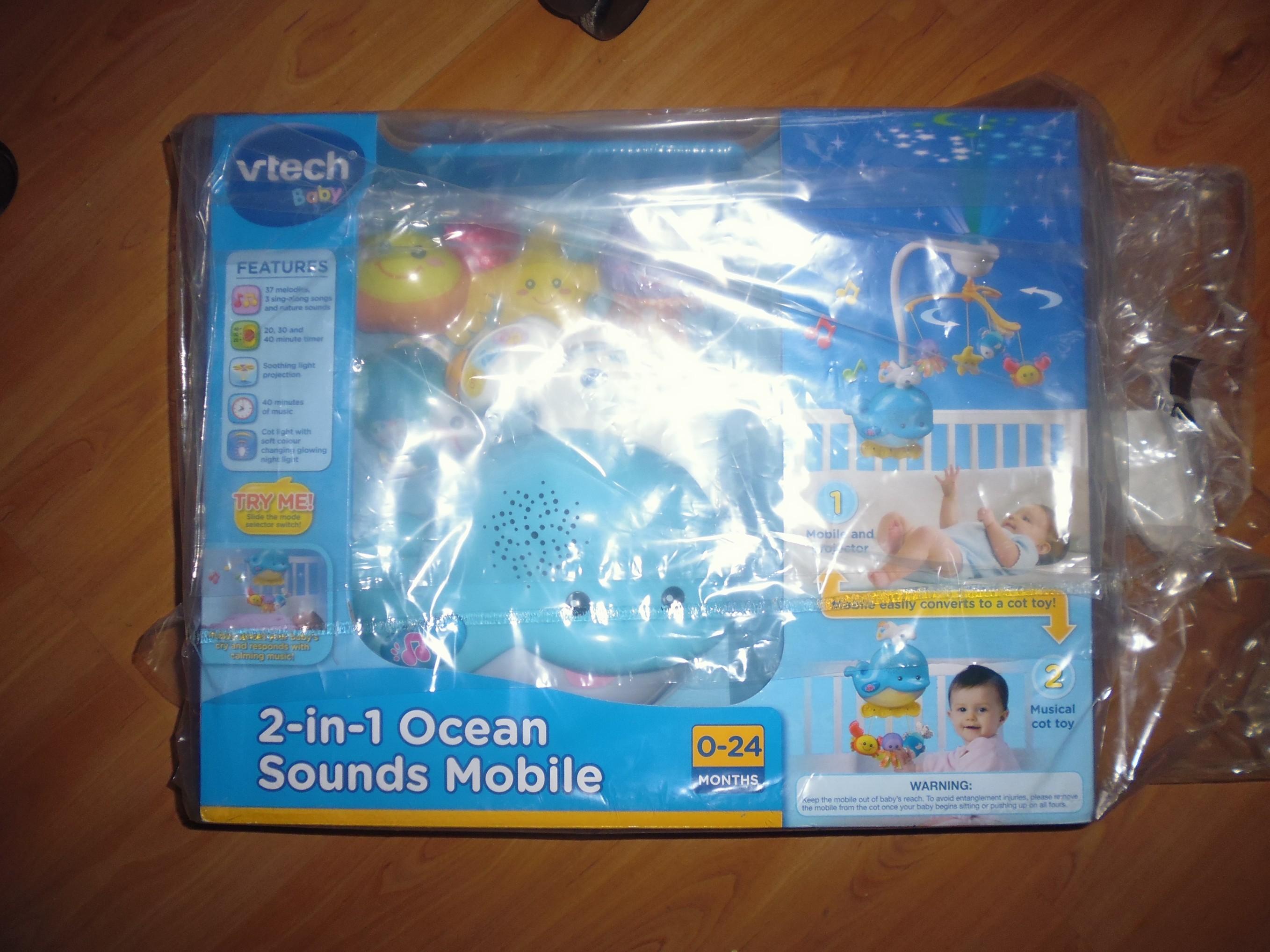 Vtech Baby 2 in 1 Ocean Sounds Mobile Whale in TS1 Middlesbrough for £