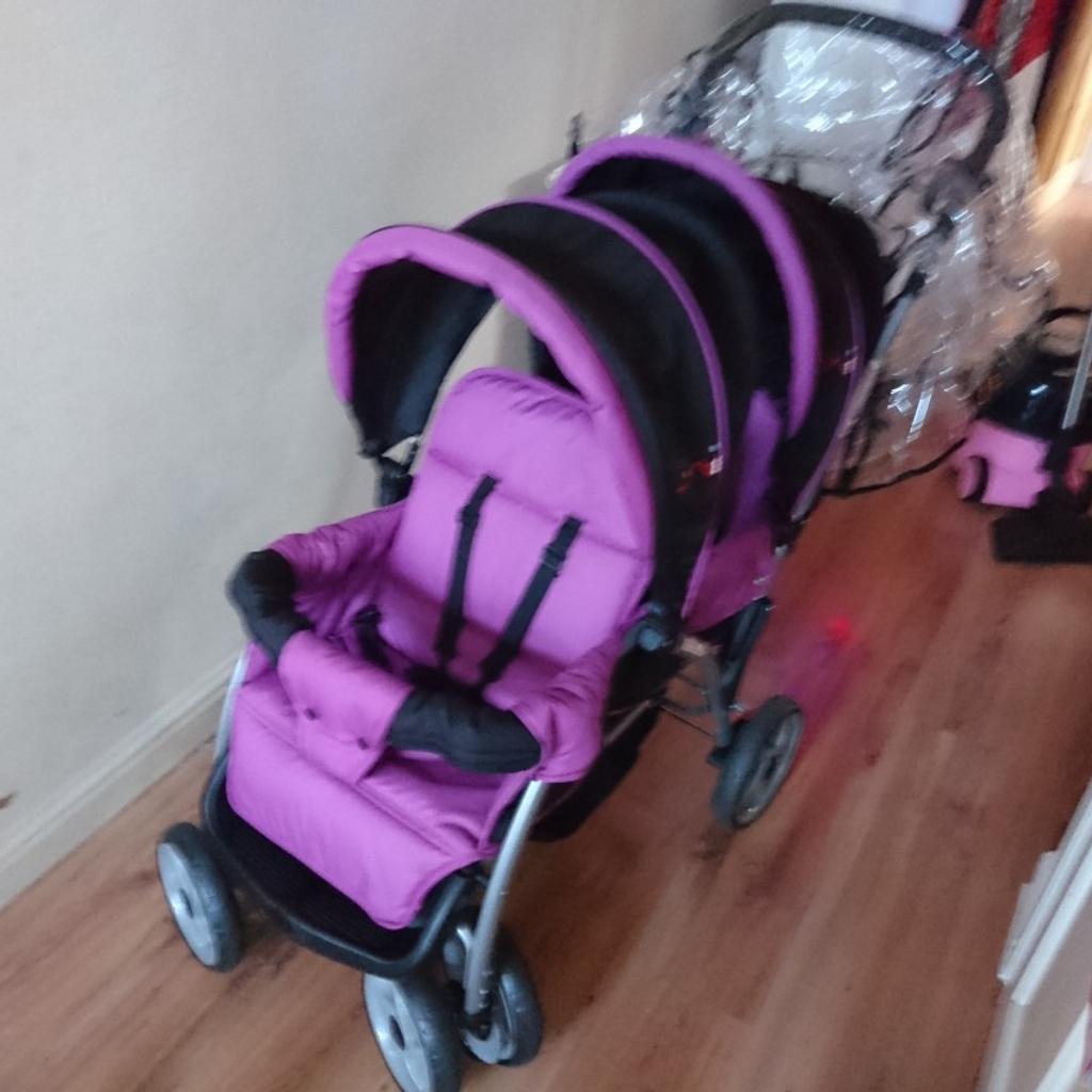 FoxHunter Double Pushchair Pram Stroller in NG3 Nottingham for
