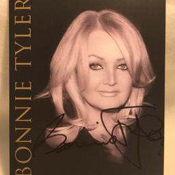 Bonnie Tyler Autogrammkarte Original handsigniert, vom Ende 2016
