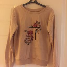 Atmosphere tan sweater size 6