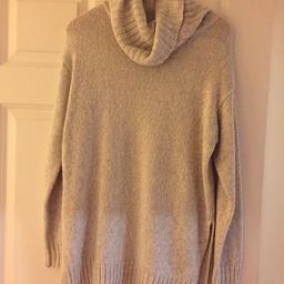 Size s from new look longline roll neck jumper in cream