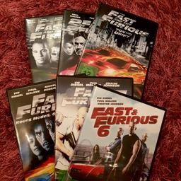 Fast and the Furious
2 Fast 2 Furious
Tokyo Drift
Neues Modell. Originalteile
Fast Five
Fast & Furious 6

Sehr gut erhalten

Privatverkauf, keine Rücknahme oder Garantie.

3€ / Stk