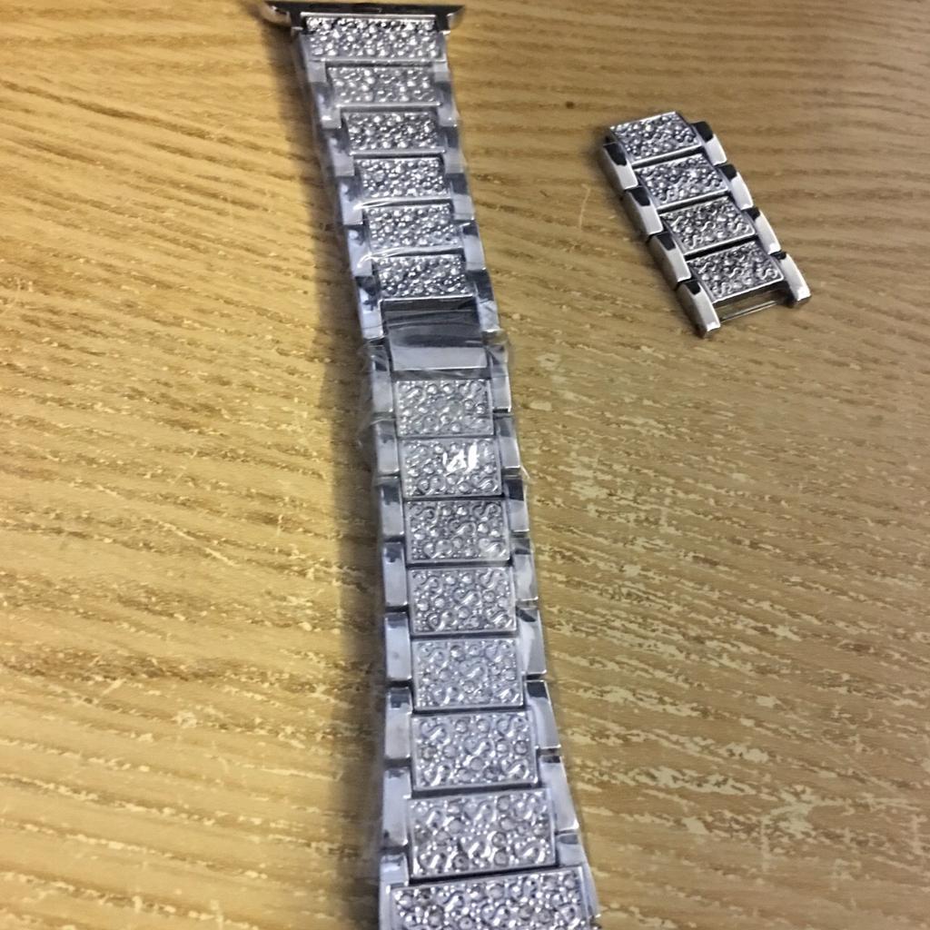 Iced out apple deals watch band