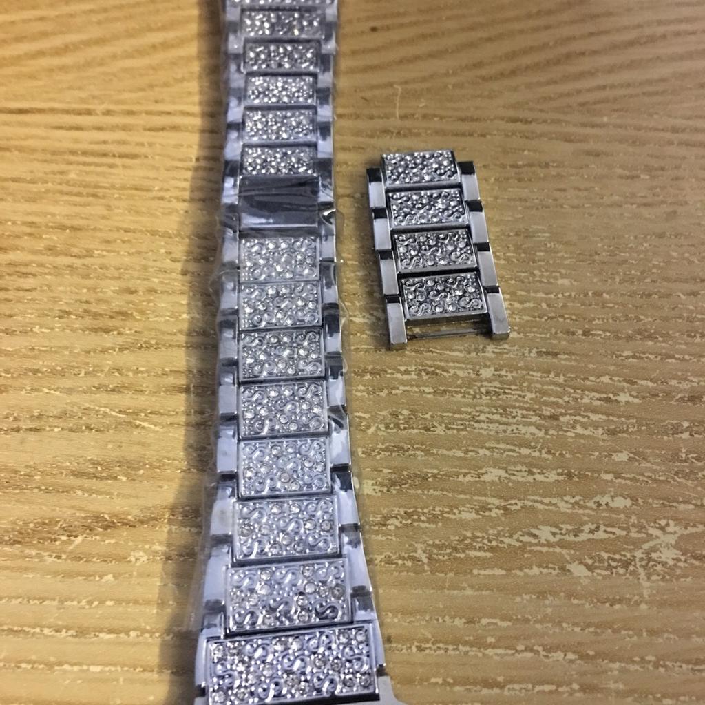 Iced out best sale apple watch bands