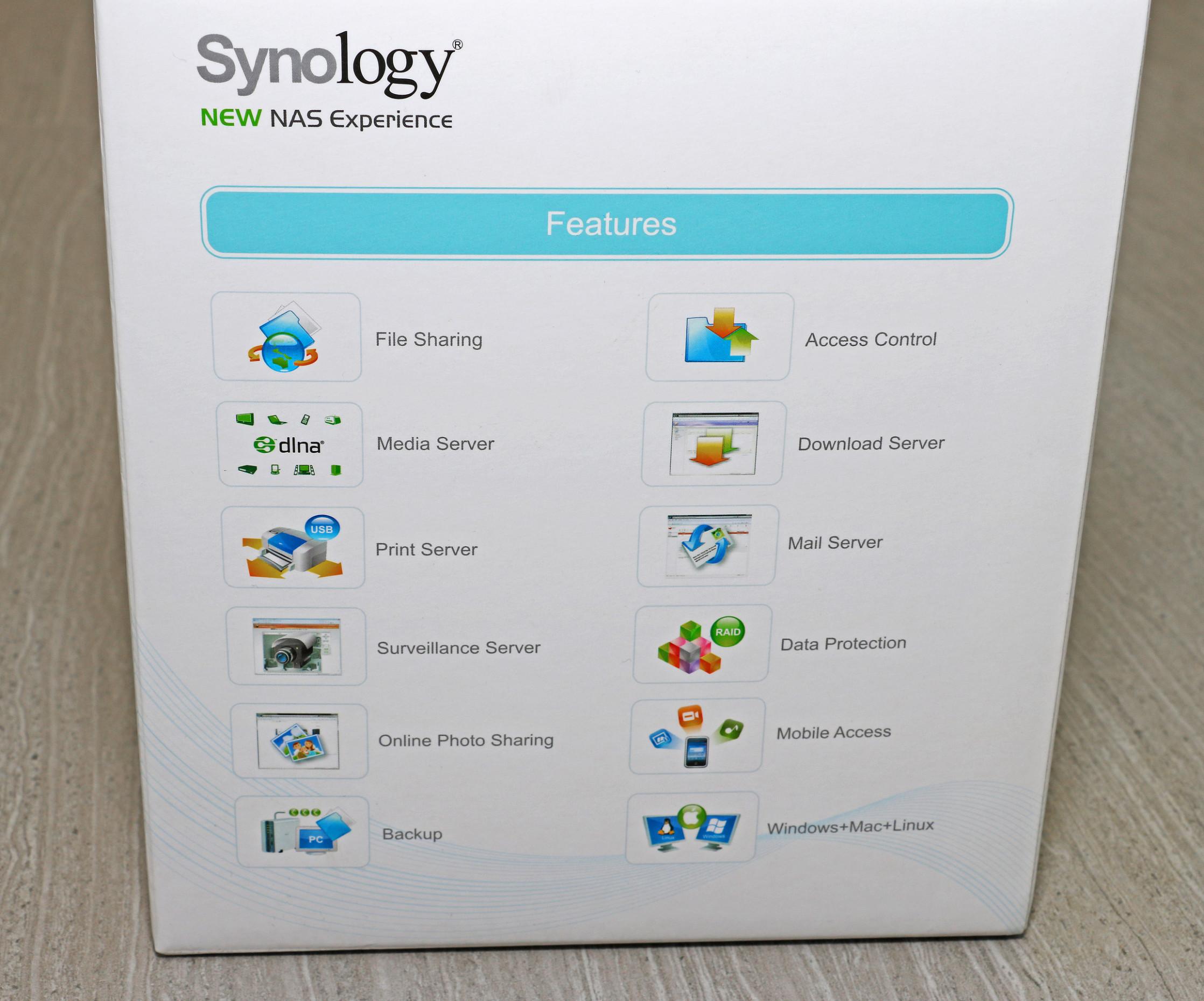 Synology Diskstation DS212j NAS 2 Baies, 1.2GHz, 256MB, SATA II, Blanc, Comme Neuf