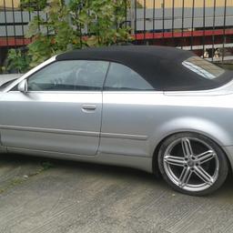 AUDI A4 CONVERTIBLE, complete car for sale spares or repair. Comes with logbook £295 complete car.Telephone Paul on 07908248630.  Has light front end damage. Cheap car.