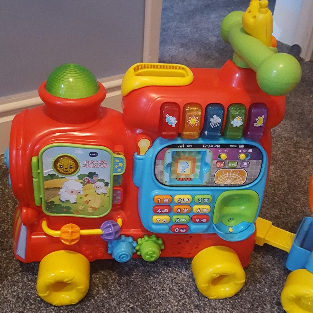 Vtech push and ride alphabet train in M40 Manchester for £25.00 for ...