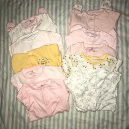 £1 each or AL FOR £7
Newborn baby grows 
Size newborn and first size