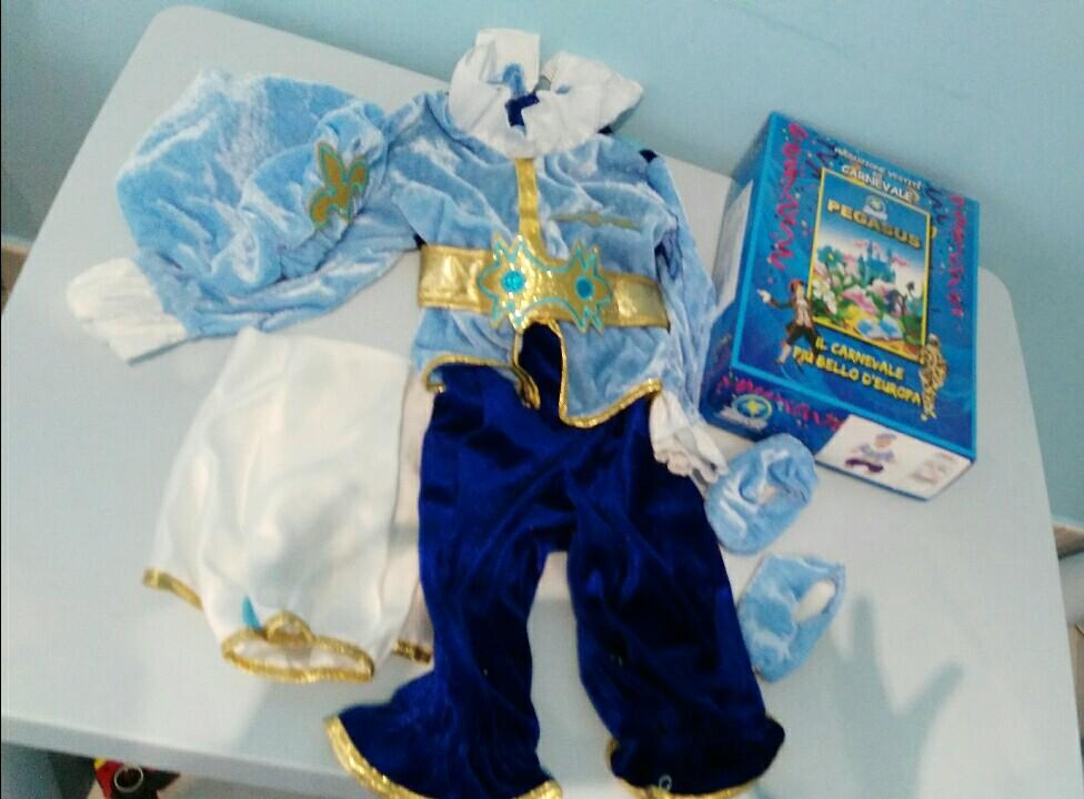 Vestito carnevale principe neonato pegasus in 84085 Mercato San