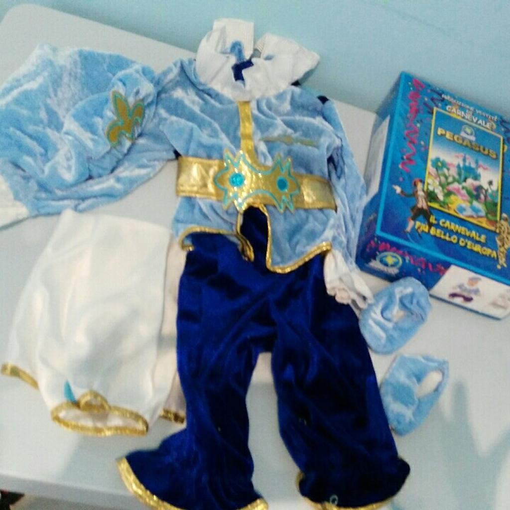 Costume Carnevale Piccolo Principe Neonato tg 3-6 mesi