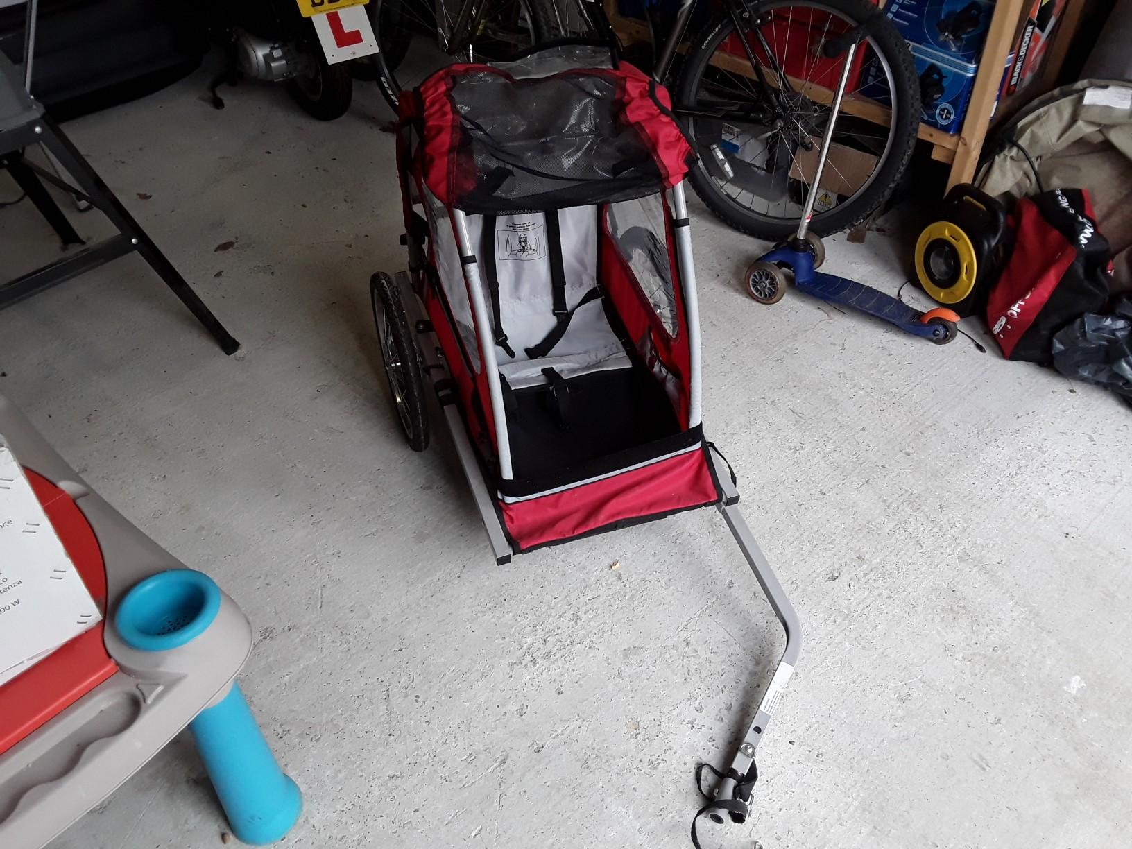 Halfords single buggy child bike trailer in TN40 Rother for £50.00 for