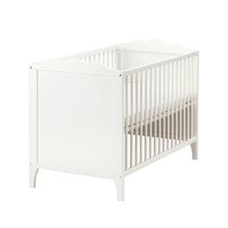 Ikea cot. Used condition. Matteress with it,if needed. Two different height positions. Collection b44