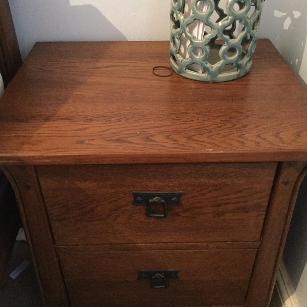 Sherry oak double two cabinets drawer dresser in NN15 Kettering für 395 ...