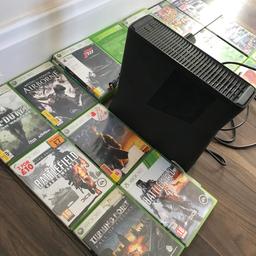 Selling in good condition xbox 360 with 20 games and Kinect