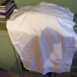 4 white cotton John Lewis pillowcases. Clean and in good condition.