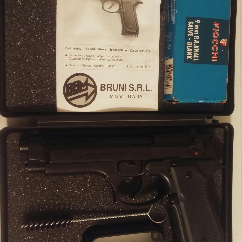Pistola a Salve BRUNI Beretta 92 dal.9mm in 59013 Prato for €140.00 for  sale