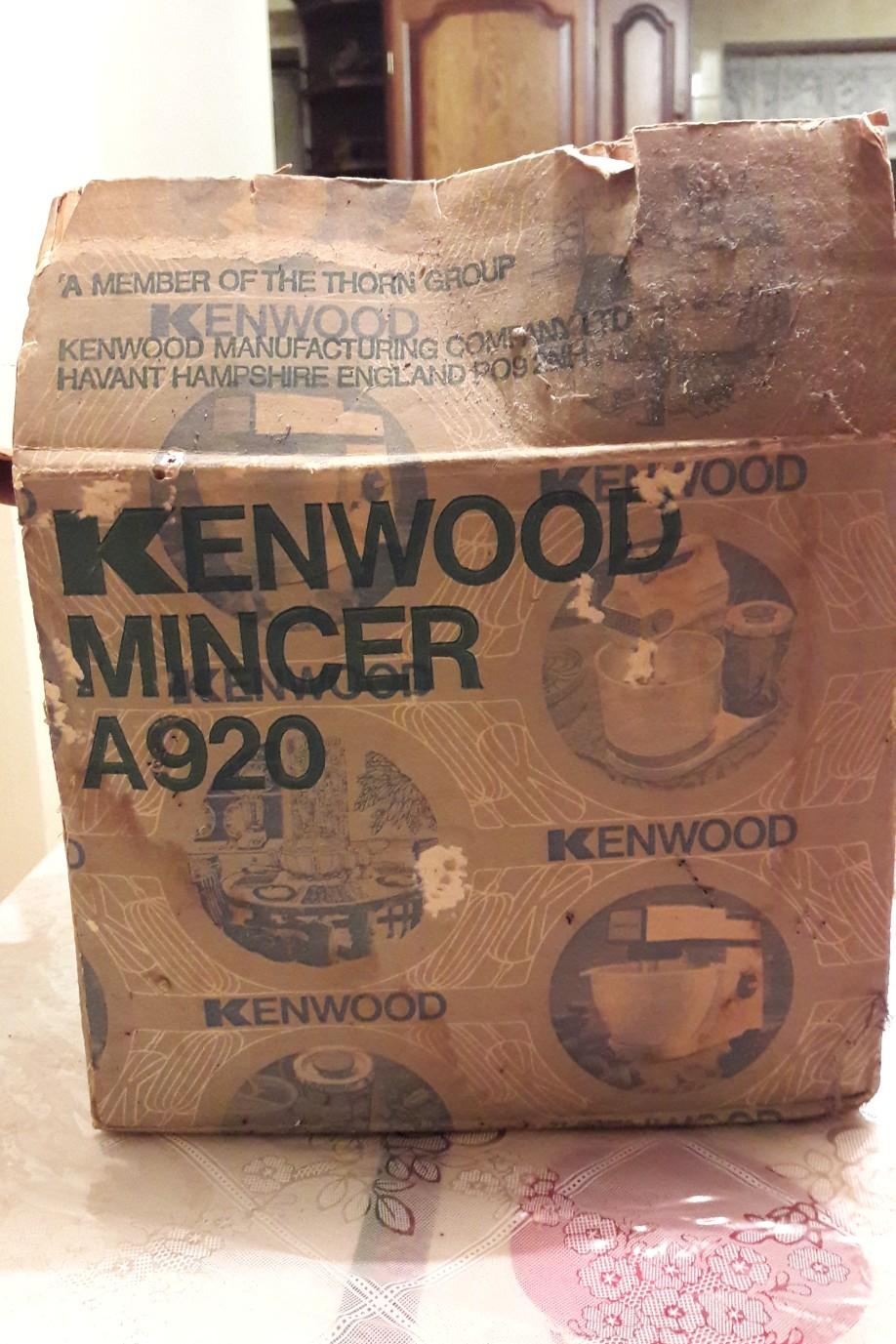 Kenwood Mincer A920 parts in HA2 Harrow for £7.00 for sale Shpock