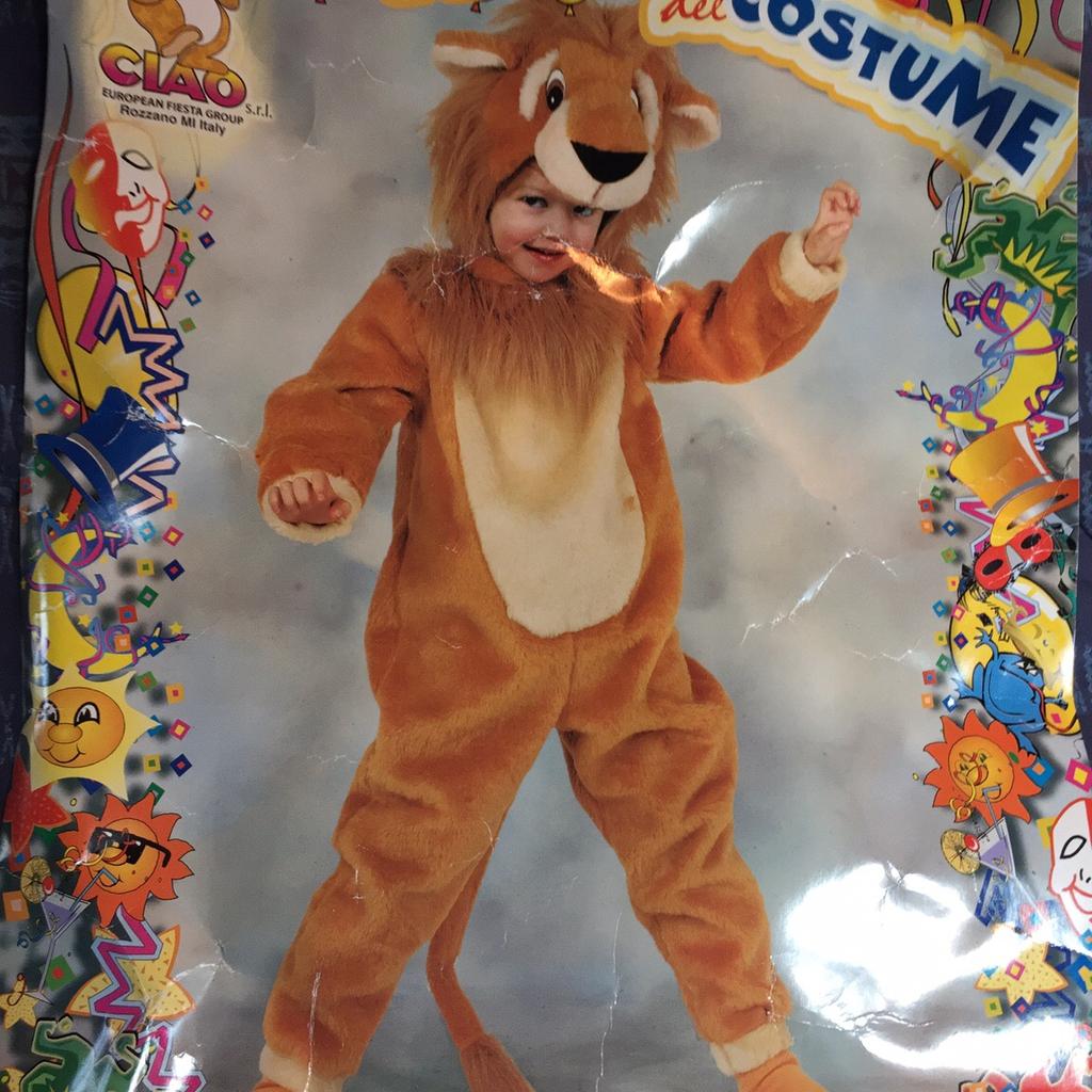 Vestito carnevale Re Leone 3/4 anni in 20874 Roncello for €8.00