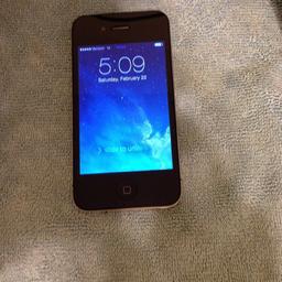 iPhone 4s black 8gb in perfect working order has a few scratches but nothing major unlocked to any network