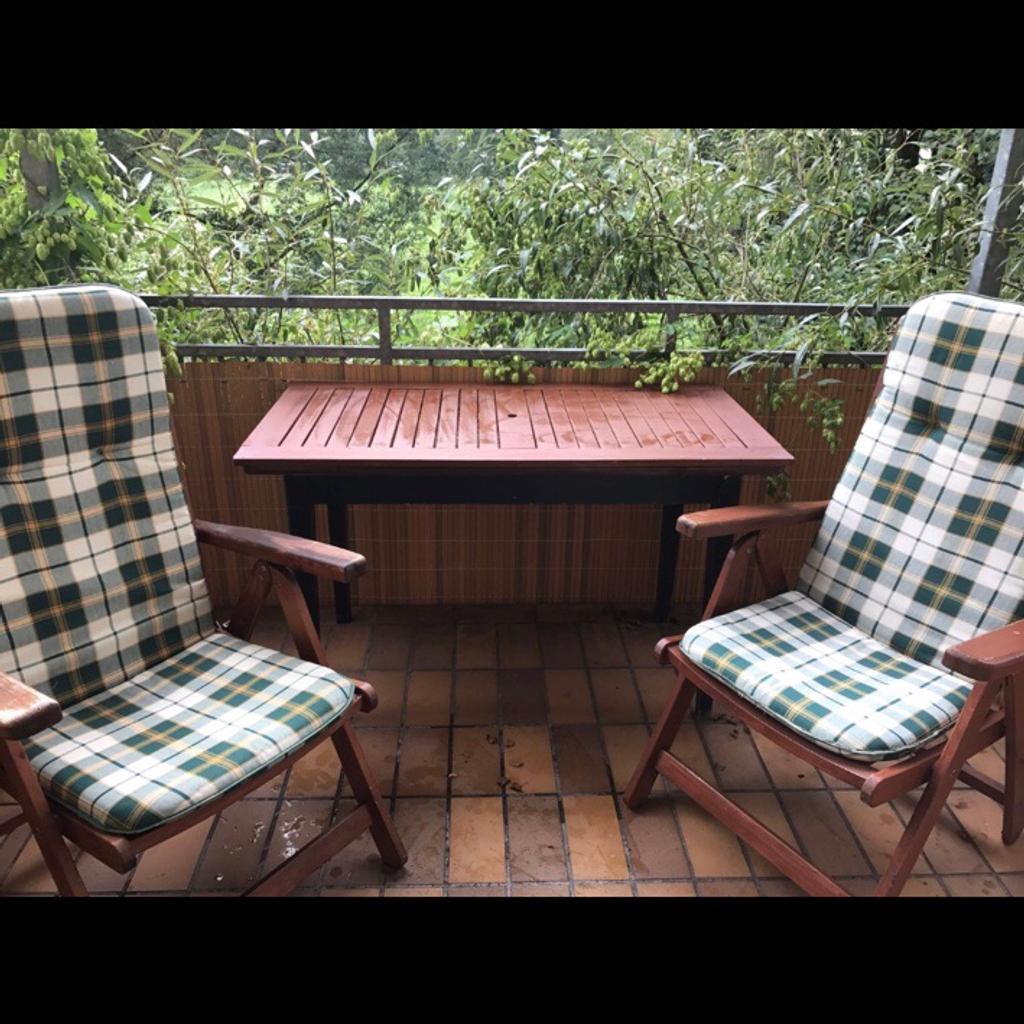 5teiliges Garten/ Balkonmöbel Set, Teakholz in 90530 Wendelstein für