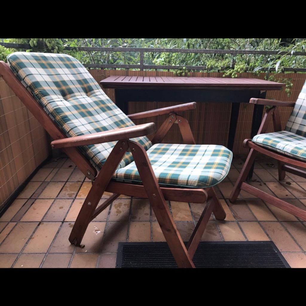 5teiliges Garten/ Balkonmöbel Set, Teakholz in 90530 Wendelstein für