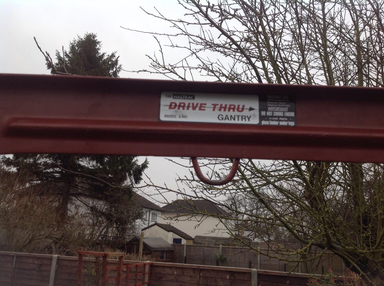Haltrac Drive Thru Gantry Engine Hoist in SG6 Hertfordshire for £80.00