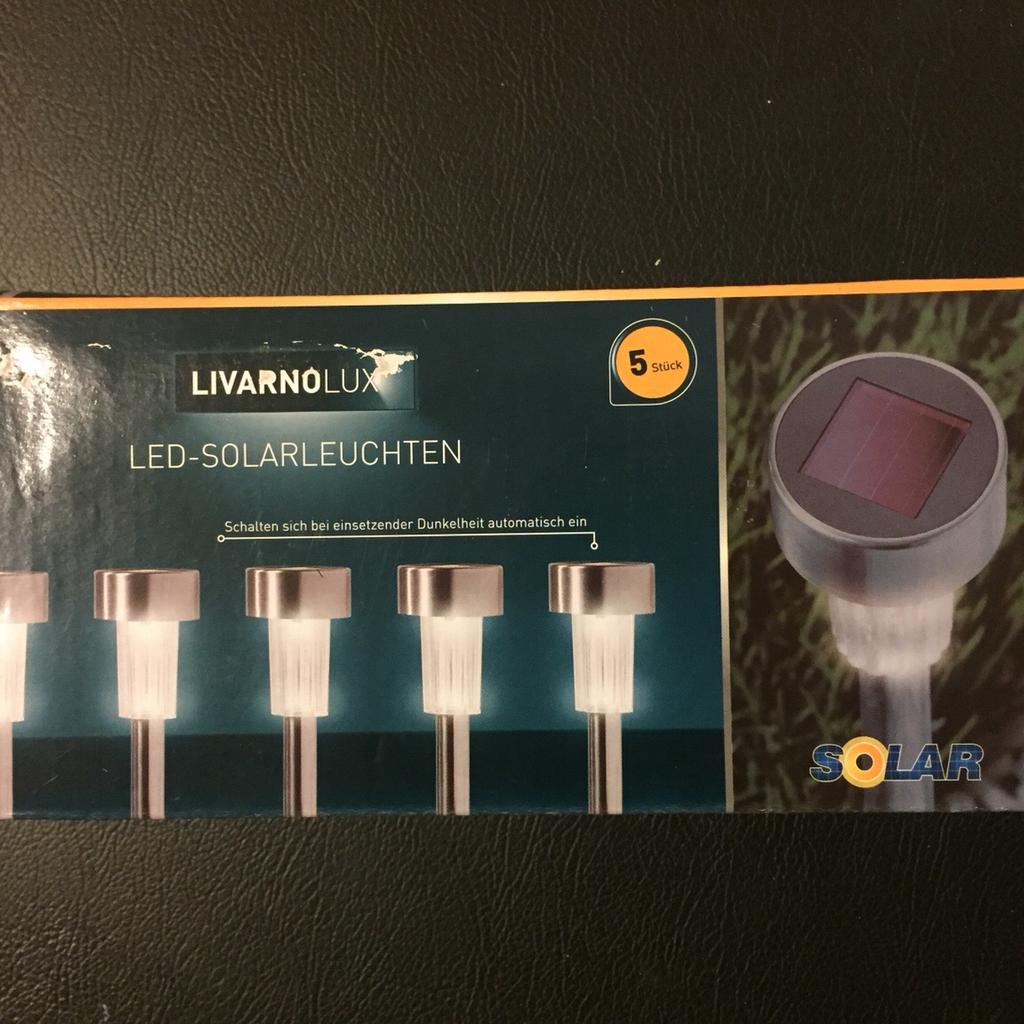 5 LED-Solarleuchten (Livarno Lux) in € zum Shpock für | 7,00 AT 96047 Verkauf Bamberg