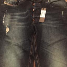 Brand new and diesel jeans for men's good price saleing it because doesn't fit my another half