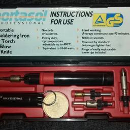 Portasol gas soldering iron.
Very little use. Comes with everything in pic.
Reluctant sale
£20