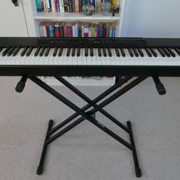 I'm selling my quality electric piano as sadly I never play it. I bought it for £600. Selling it with gig bag, stand and pedal included. It's good as new.

Graded-hammer effect keyboard for realistic piano touch, dynamic stereo sampling for the ultimate in piano expression, PC/MIDI interface, and 64-note polyphony.