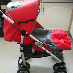 Chicco pram
In good condition 
Comes with foot muff 
£15 ONO 
May deliver if local