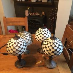 Four Tiffany style lamps £20 each or all for £60. All in excellent condition and full working order. From smoke and pet free home.

Open to offers

Collection from St Helens Auckland