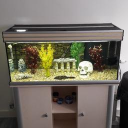 Just over 3ft just under 4ft tall comes as is completely water tight collection only Preston viewing welcome would swap for small marine setup with stand