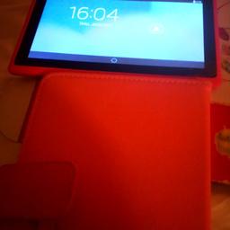 Pink 7inch tablet pad comes with charger and cover case