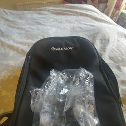 Celestron telescope unwanted xmas gift new with case and all bits