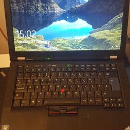 Refurbished lenovo t410 laptop with i7 processor and 4GB ram. Comes with windows 10 pro licensed and power supply.
