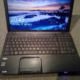 I am selling my Toshiba satellite c850d-11q
Good condition as seen by pics.
Windows 10
Comes with mains lead.

No time wasters please.