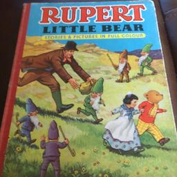 Rupert bear vintage annual acceptable condition