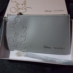 Grey disney pandora clutch bag brand new taken out for pictures