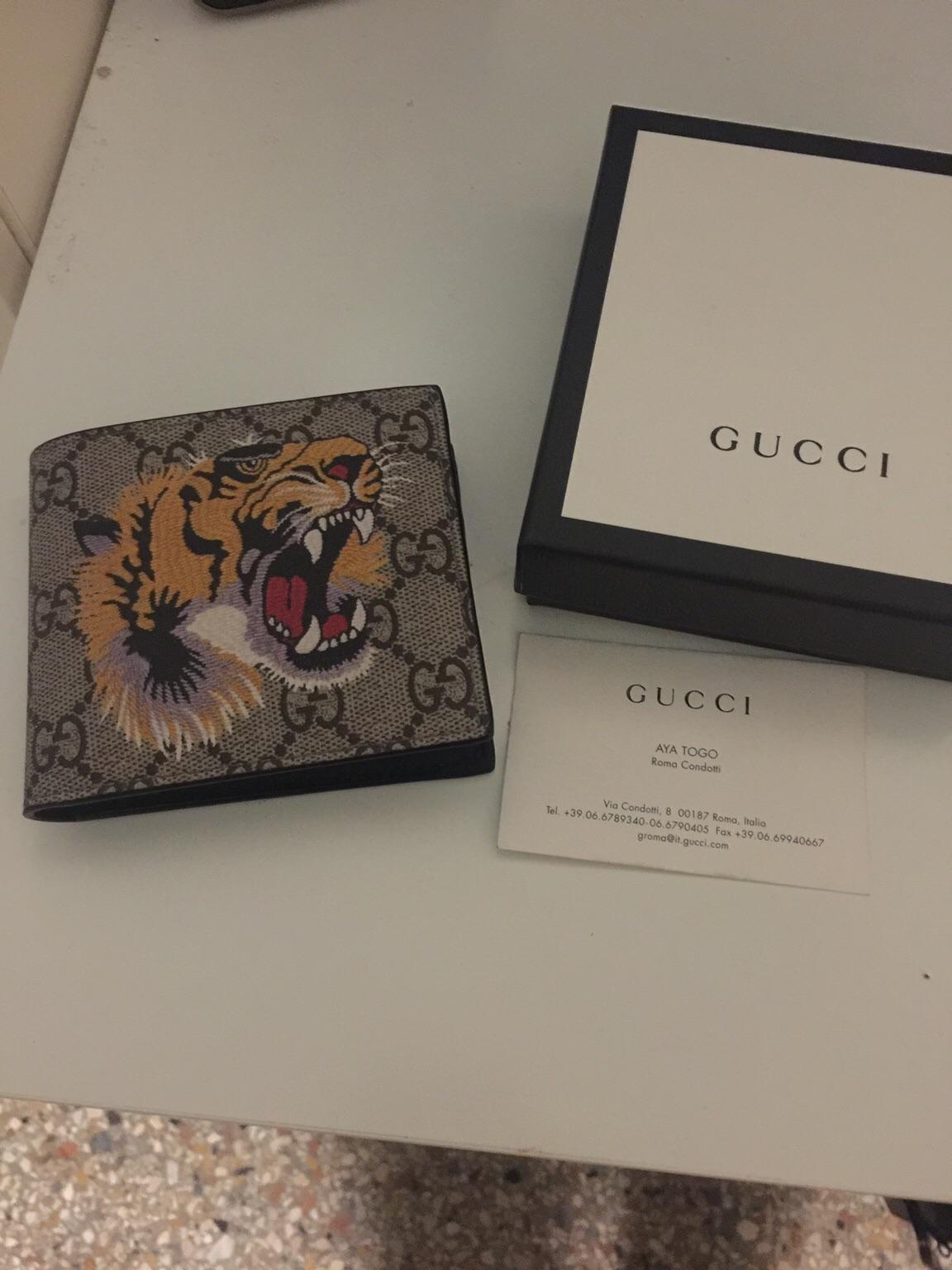 Portafoglio hot sale gucci tigre