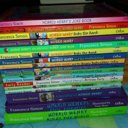 A collection of Horrid Henry books. Excellent condition. Collection NG8