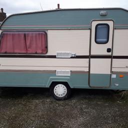 Nessie is a highway. Abi marauder 1992 we think. She has been refurbished . Nessie doesn't have a hot water tank she does have an urn. Great little van and very comfortable. Comes with everything you need to just hitch up and go . Viewing welcome great to just get away or for festivals. Move forces sale