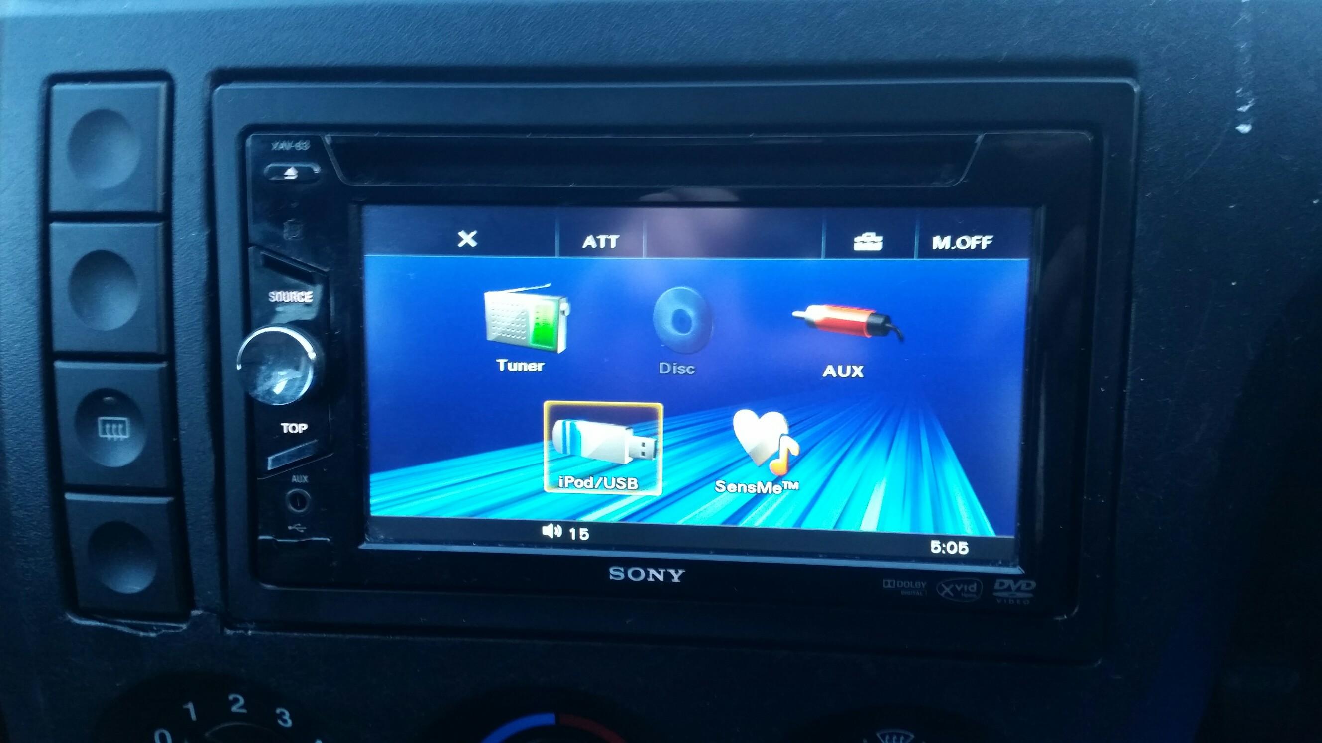 Sony xav 63 double din car headunit in HD4 Kirklees für 60,00 £ zum